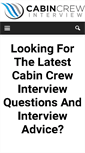 Mobile Screenshot of cabincrewinterview.com